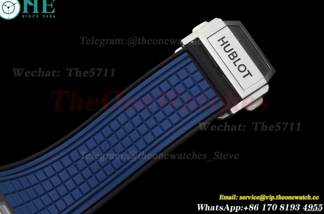 Cer HUB1280A Dial RU Square Skeleton 42mm SS Bang Blue BBF Unico 1230